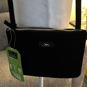 Scout Carson Women's Handbag Purse Black Velvet Crossbody Convertible Clutch